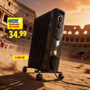 Radiador de aceite 1500 W para calefacción eficiente