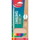 Lápices Maped: Set de 12 colores vibrantes.