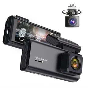 Cámara 4K para Auto con Pantalla Táctil y Visión Nocturna