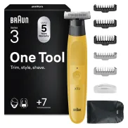 Afeitadora Eléctrica Todo En Uno Braun XT3 XT3205 Amarillo