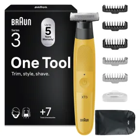 Afeitadora Eléctrica Todo En Uno Braun XT3 XT3205 Amarillo