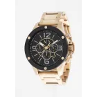 Cronógrafo dorado de ARMANI Exchange.