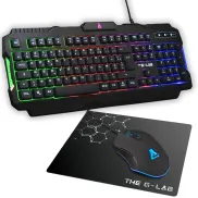 Pack The G-Lab: Teclado, Ratón, Auriculares y Alfombrilla