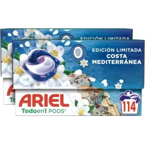 Ariel Brisa Marina y Jazmín PODS 114 lavados Todo en 1