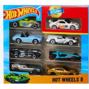 Packs de 8 coches Hot Wheels - Variedad de modelos.