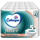 Papel Higiénico Extra Absorbente Colhogar Just 1 - 6 Rollos