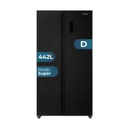 Frigorífico Inverter No Frost HYUNDAI 442L Dark Inox