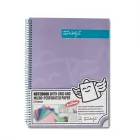 Libreta A4 Lila Mr. Wonderful - 240 páginas cuadradas
