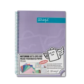 Libreta A4 Lila Mr. Wonderful - 240 páginas cuadradas