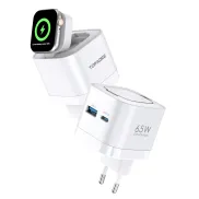 Cargador 3 en 1 USB-C 65W para Apple Watch TOPADRE