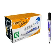 Rotuladores BIC Velleda en Negro y Azul para Oficina y Escuela