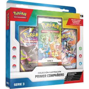 Serie 3 Pokémon: Primer Compañero con Cartas y Pegatinas