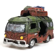 Decoración de Resina para Peceras: Autobús y Cuevas Betta