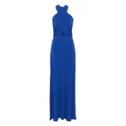 Lazo Azul en Vestido Cut Out Green Coast