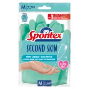 Guantes de Limpieza Spontex Talla M, Sin Látex Segunda Piel