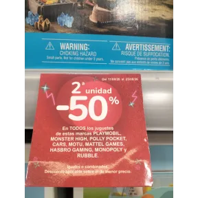 Playmobil 50% de descuento en 2ª unidad en Carrefour