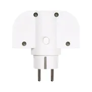 Adaptador Giratorio 180º 1 Toma + Carga Rápida USB A/C