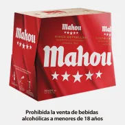 Pack de 12 Cerveza Mahou 5 Estrellas 25 cl