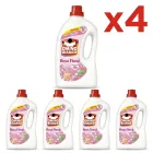 Detergente Líquido Rosa Floral Omino Bianco 4 x 1,8 L