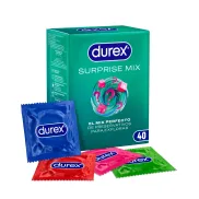 Surprise Mix Durex: 40 condones en selección variada