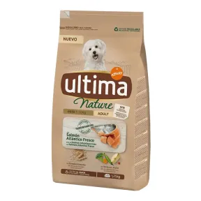 Pienso Ultima Nature para perros mini adultos con salmón 1,25 kg