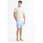 Pijama corto para hombre Dustin - Azul claro - Tallas L, XL, 2XL