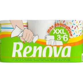 Renova MaxiAbsortion XXL: 3 Rollos de Cocina