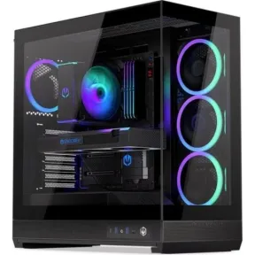 Caja E-ATX Endorfy Fishtank 6000 - Ventiladores ARGB, Negra