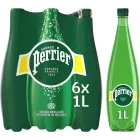 Perrier Agua Mineral con Gas - Pack de 6 Botellas 1L