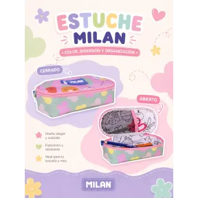Estuche ovalado Milan Green & Grow, 20,5 x 9 x 5,5 cm