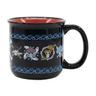 Taza de la tripulación One Piece con logos