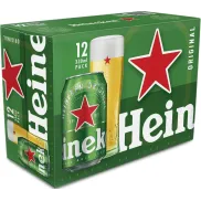 Cerveza Heineken Lager Lata 12 x 33cl - Precio final €4.87