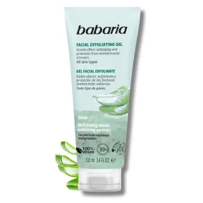 Exfoliante Facial Babaria con Aloe Vera - 100ml Gel Limpiador