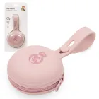 Portachupete de Silicona Rosa Real Madrid - Libre de BPA