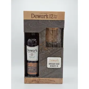 Dewar's 12 Años Blended Scotch Whisky con Vaso, 70cl