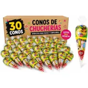 Pack de 30 Conos de Chucherías para Cumpleaños