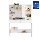 Tocador con 9 luces LED, brillo ajustable y 3 tonos VASAGLE KAILYN