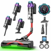 Aspiradora Sin Cable Ultenic U18Pro: 80 Minutos y 55 kPa