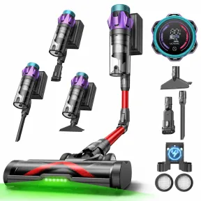 Aspiradora Sin Cable Ultenic U18Pro: 80 Minutos y 55 kPa