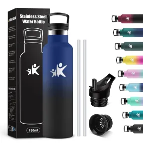 Cantimplora Acero Inoxidable 750ml – Botella Sin BPA Aislada