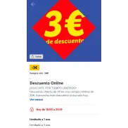 ¡Solo hoy, 3€ de descuento en Lidl.es!