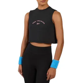 Camiseta Mujer Reebok Lux Cropped Graphic Tank