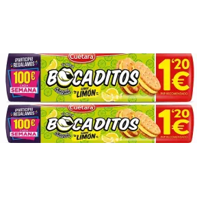 Bocaditos de Limón 4 Unidades a 3,25€ (0,81€/unidad)