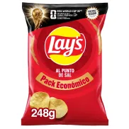 Lay's Patatas Fritas al Punto de Sal con Sabores Vegetales