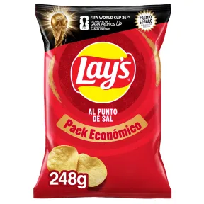 Lay's Patatas Fritas al Punto de Sal con Sabores Vegetales