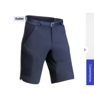 Pantalón corto de trekking Hombre Quechua MH500 transpirable