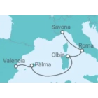 Crucero por España e Italia desde Valencia, 6 días incluidos.