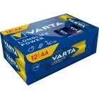 Pilas AA Alcalinas VARTA Longlife Power Pack de 12 unidades