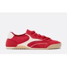 Zapatillas de piel con detalles en mesh