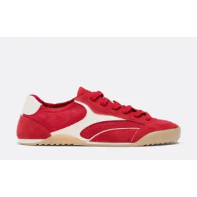 Zapatillas de piel con detalles en mesh